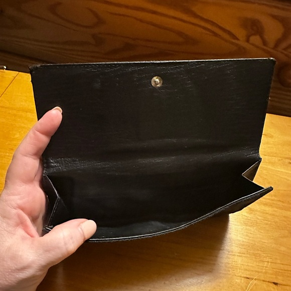 Gucci Black Canvas & Leather Wallet with Gold Horsebit Accent - Picture 7 of 9